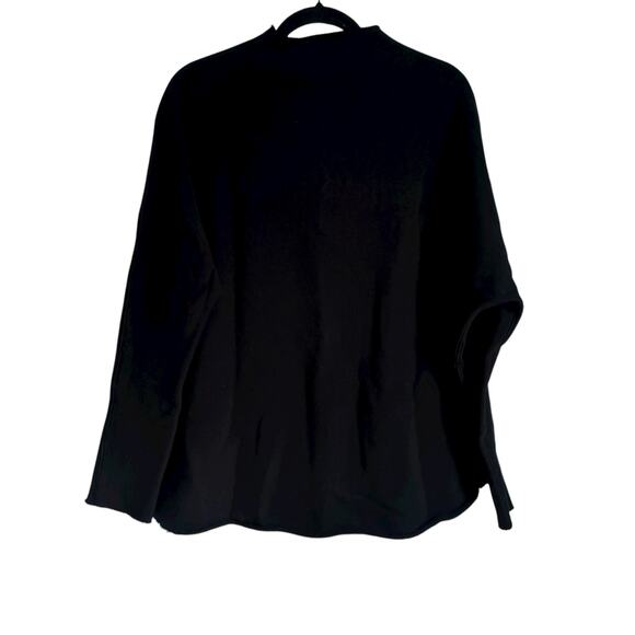 Frank & Elieen Women's Mock Neck Pullover Sweater Long Sleeve Black Size M NWOT - Picture 5 of 10